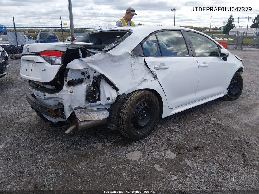 2020 TOYOTA COROLLA VIN JTDEPRAE0LJ047379 — фото 4