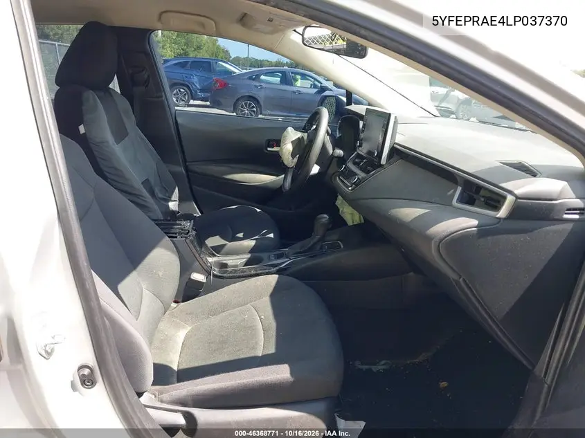2020 TOYOTA COROLLA VIN 5YFEPRAE4LP037370 — фото 5