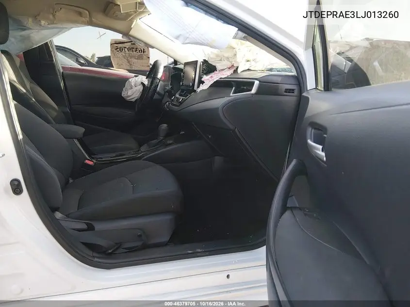 2020 TOYOTA COROLLA VIN JTDEPRAE3LJ013260 — фото 5