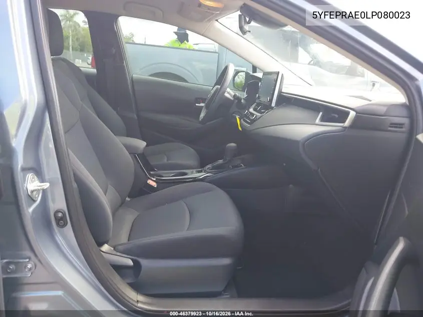 2020 TOYOTA COROLLA VIN 5YFEPRAE0LP080023 — фото 5