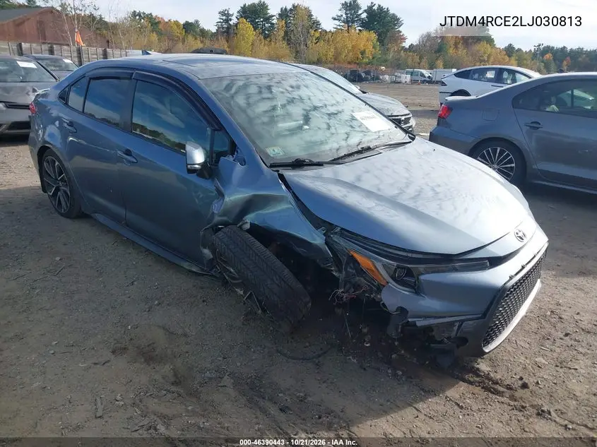 TOYOTA COROLLA 2020, VIN JTDM4RCE2LJ030813