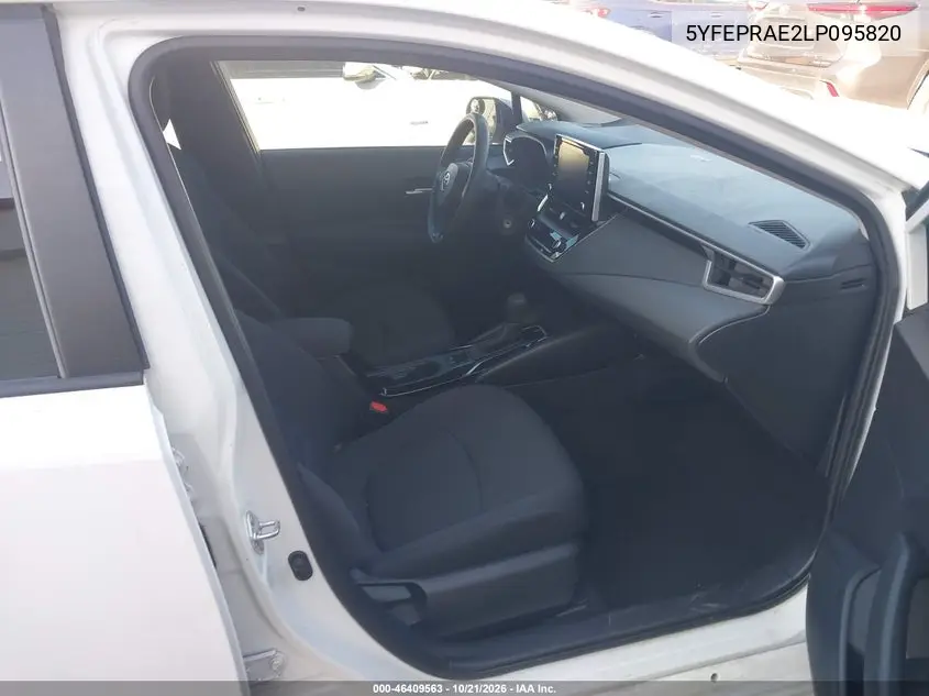 2020 TOYOTA COROLLA VIN 5YFEPRAE2LP095820 — фото 5