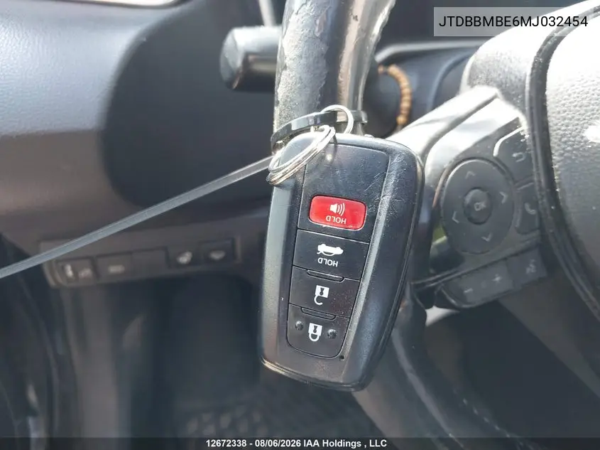 2021 TOYOTA COROLLA VIN JTDBBMBE6MJ032454 — фото 11