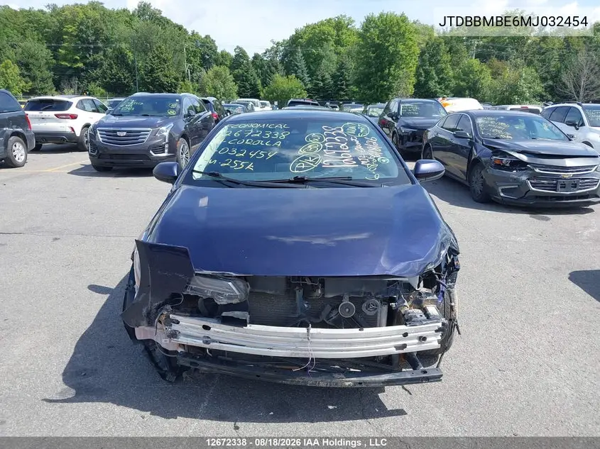 2021 TOYOTA COROLLA VIN JTDBBMBE6MJ032454 — фото 13