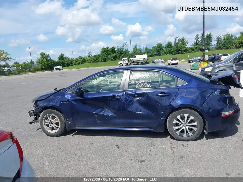 2021 TOYOTA COROLLA VIN JTDBBMBE6MJ032454 — фото 15