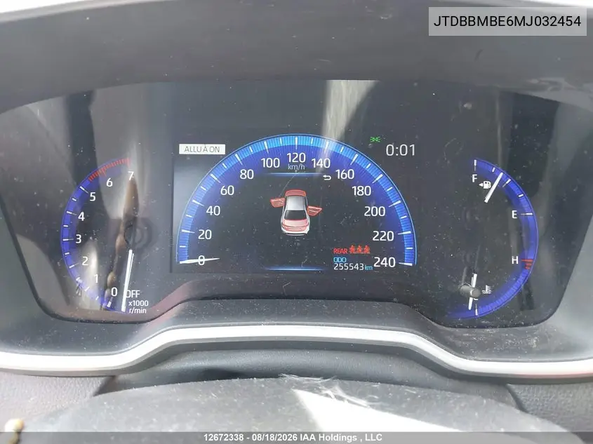 2021 TOYOTA COROLLA VIN JTDBBMBE6MJ032454 — фото 7