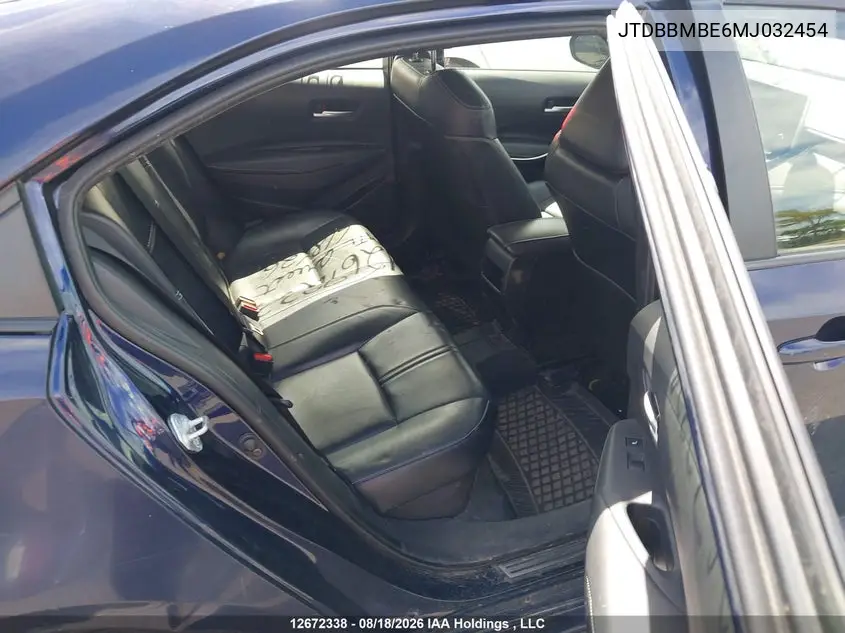 2021 TOYOTA COROLLA VIN JTDBBMBE6MJ032454 — фото 8