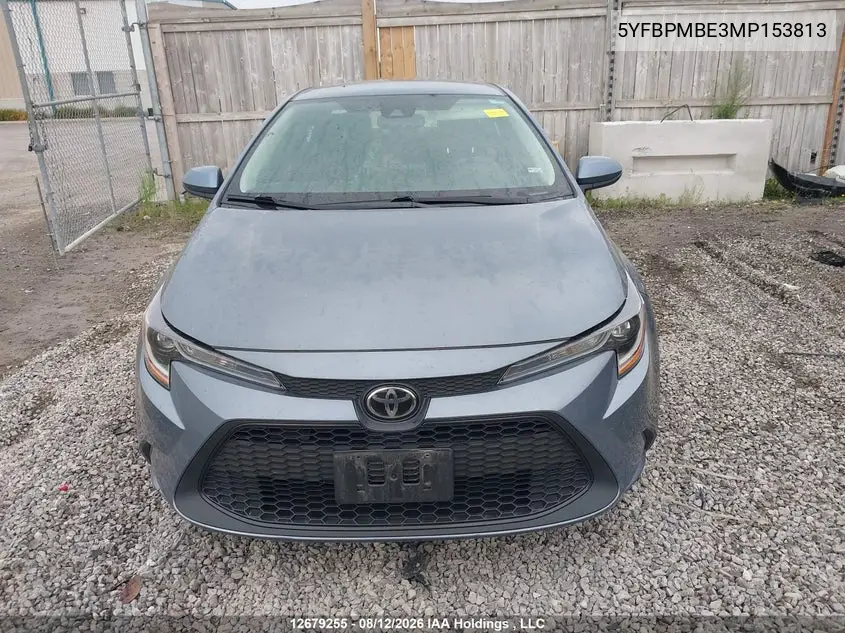 2021 TOYOTA COROLLA VIN 5YFBPMBE3MP153813 — фото 10