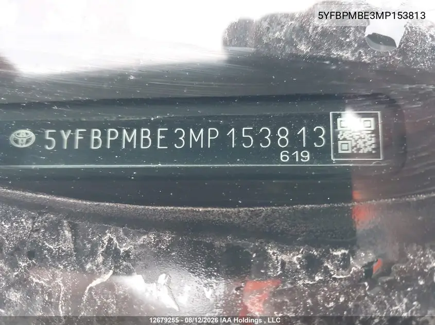 2021 TOYOTA COROLLA VIN 5YFBPMBE3MP153813 — фото 17