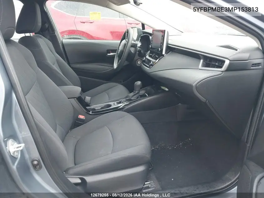 2021 TOYOTA COROLLA VIN 5YFBPMBE3MP153813 — фото 5