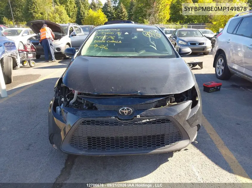 2021 TOYOTA COROLLA VIN 5YFBPMBE0MP149878 — фото 13