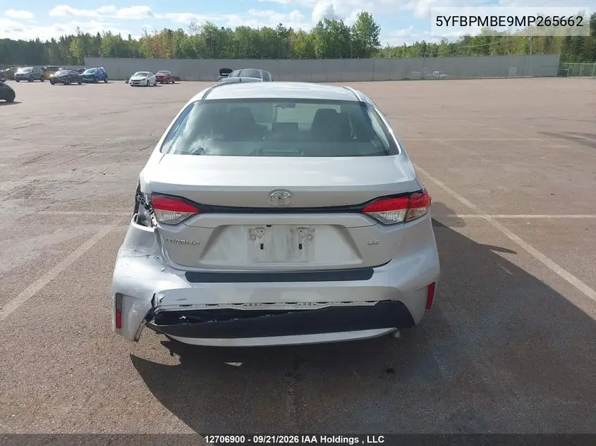 2021 TOYOTA COROLLA VIN 5YFBPMBE9MP265662 — фото 17