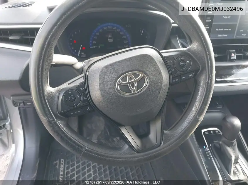 2021 TOYOTA COROLLA VIN JTDBAMDE0MJ032496 — фото 19