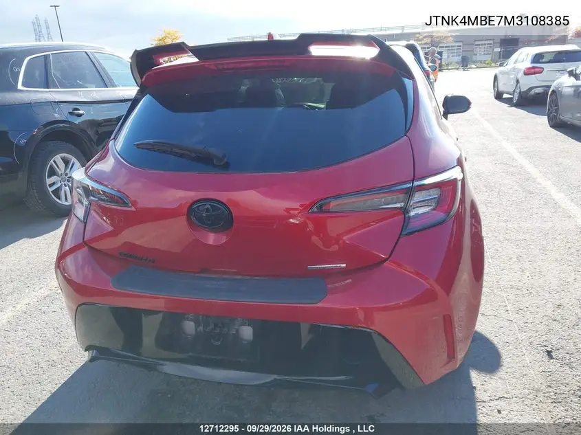 2021 TOYOTA COROLLA VIN JTNK4MBE7M3108385 — фото 16