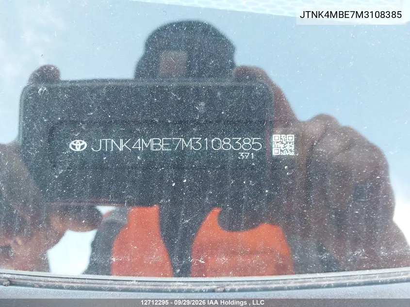 2021 TOYOTA COROLLA VIN JTNK4MBE7M3108385 — фото 19