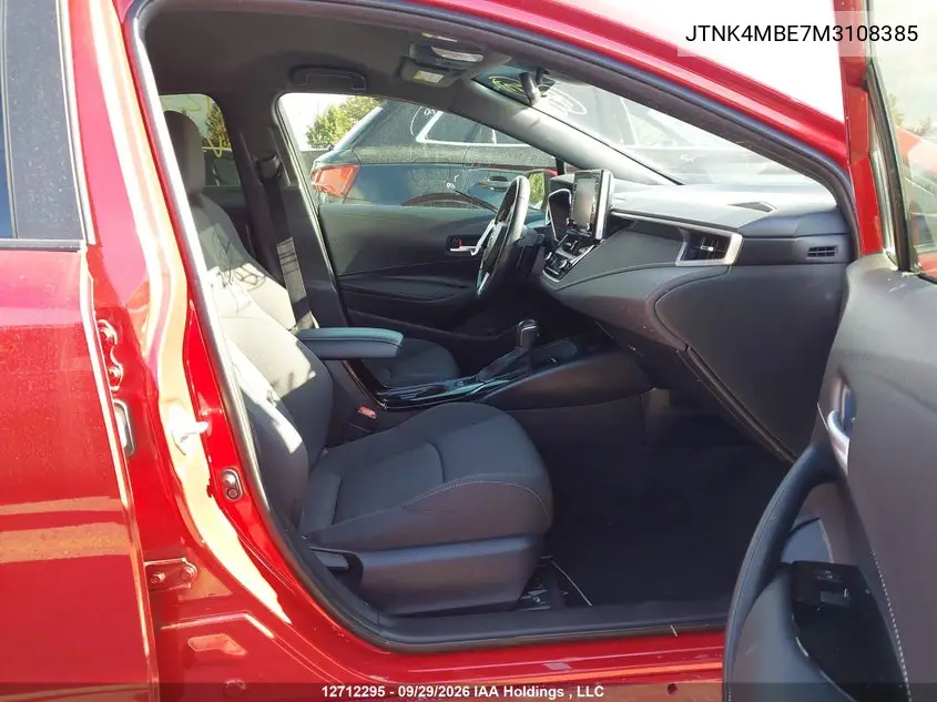 2021 TOYOTA COROLLA VIN JTNK4MBE7M3108385 — фото 5