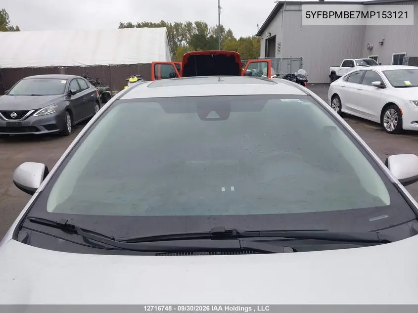 2021 TOYOTA COROLLA VIN 5YFBPMBE7MP153121 — фото 16