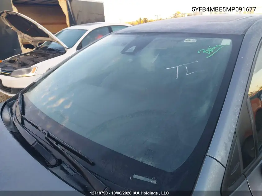 2021 TOYOTA COROLLA VIN 5YFB4MBE5MP091677 — фото 17