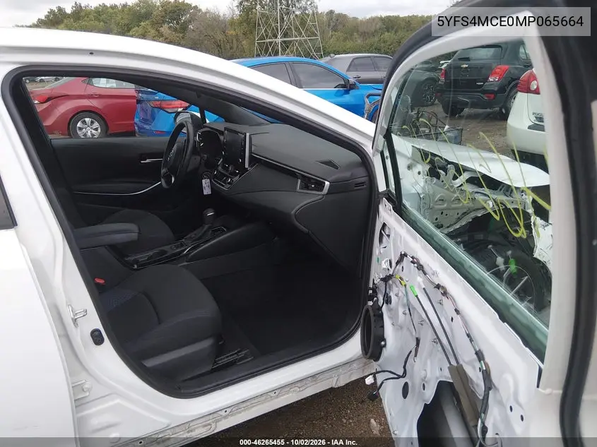 2021 TOYOTA COROLLA VIN 5YFS4MCE0MP065664 — фото 5