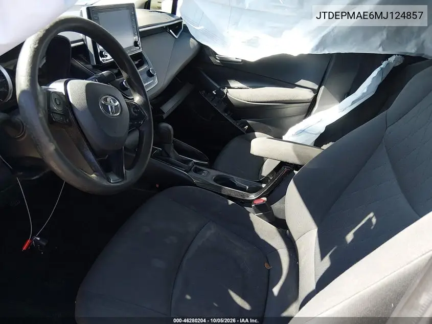 2021 TOYOTA COROLLA VIN JTDEPMAE6MJ124857 — фото 5