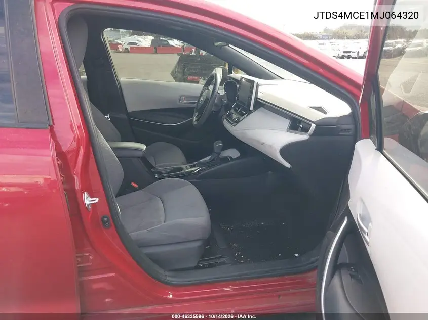 2021 TOYOTA COROLLA VIN JTDS4MCE1MJ064320 — фото 5