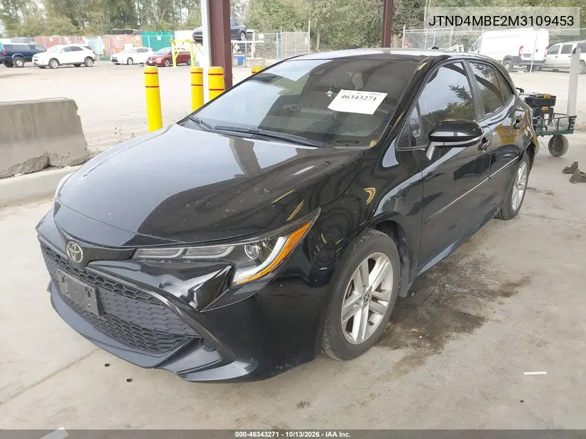 2021 TOYOTA COROLLA VIN JTND4MBE2M3109453 — фото 2