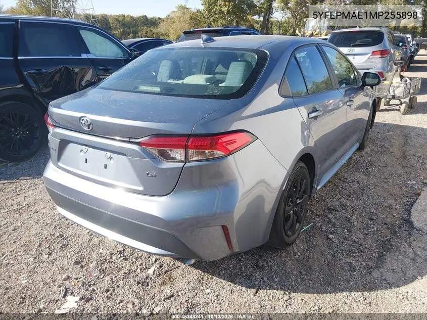 2021 TOYOTA COROLLA VIN 5YFEPMAE1MP255898 — фото 4