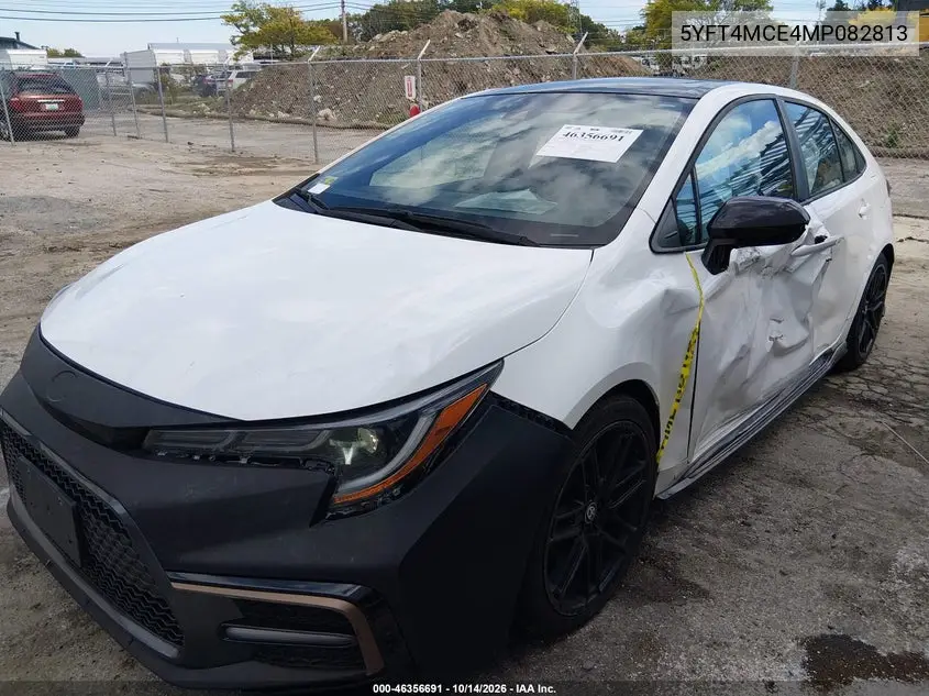 2021 TOYOTA COROLLA VIN 5YFT4MCE4MP082813 — фото 2