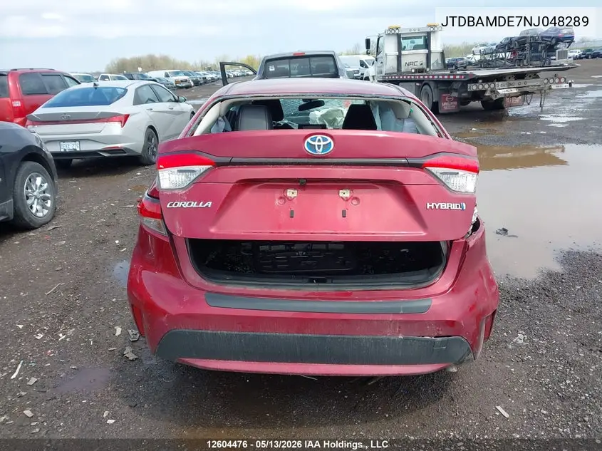 2022 TOYOTA COROLLA VIN JTDBAMDE7NJ048289 — фото 15