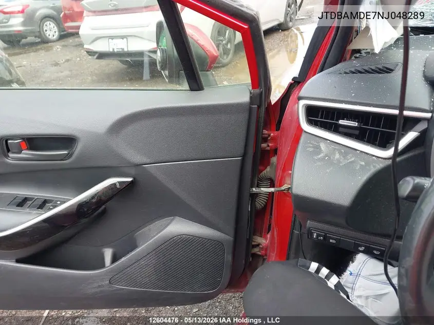 2022 TOYOTA COROLLA VIN JTDBAMDE7NJ048289 — фото 17