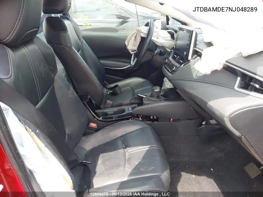2022 TOYOTA COROLLA VIN JTDBAMDE7NJ048289 — фото 5