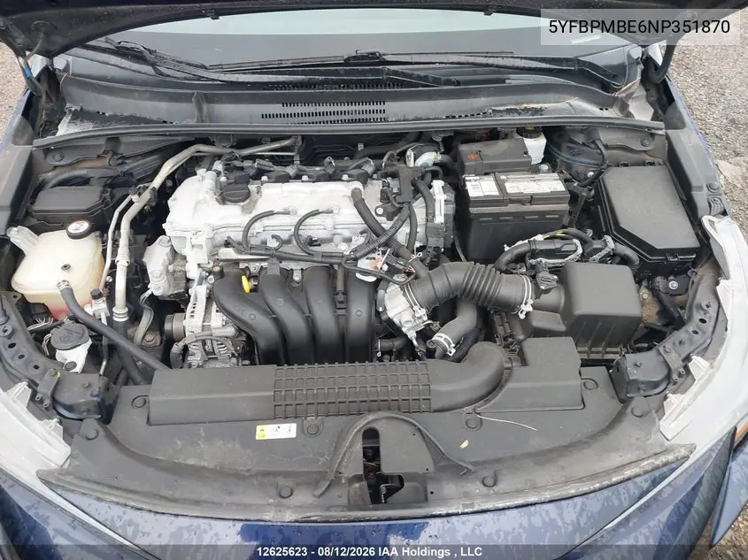 2022 TOYOTA COROLLA VIN 5YFBPMBE6NP351870 — фото 10