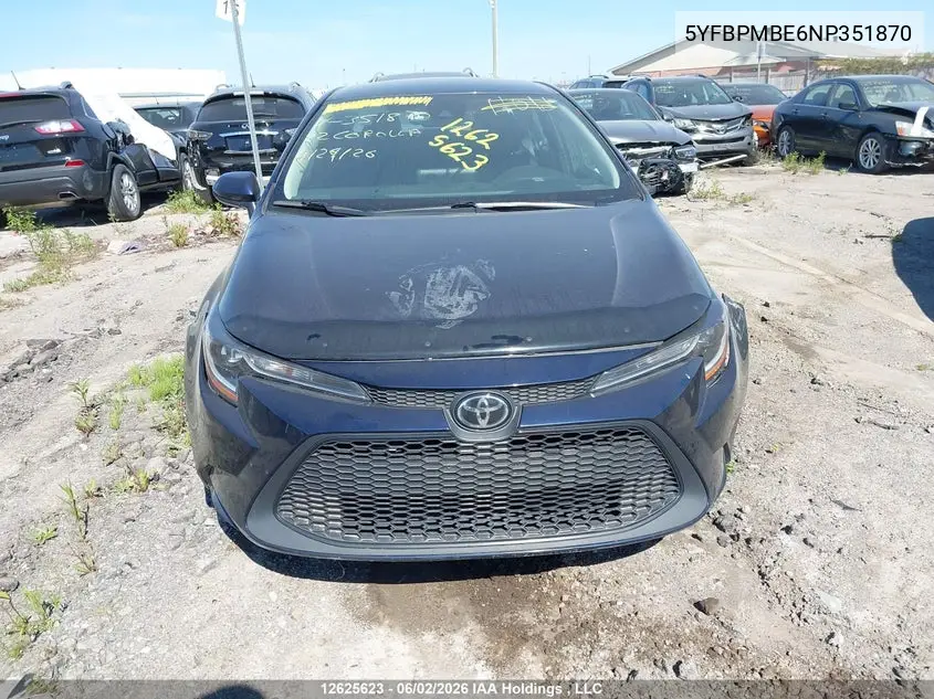 2022 TOYOTA COROLLA VIN 5YFBPMBE6NP351870 — фото 11