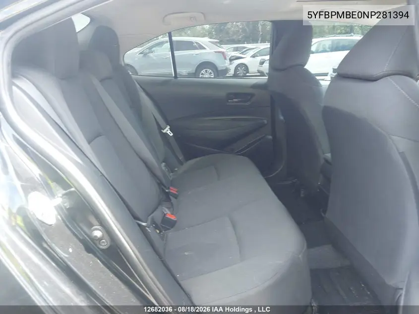 2022 TOYOTA COROLLA VIN 5YFBPMBE0NP281394 — фото 8