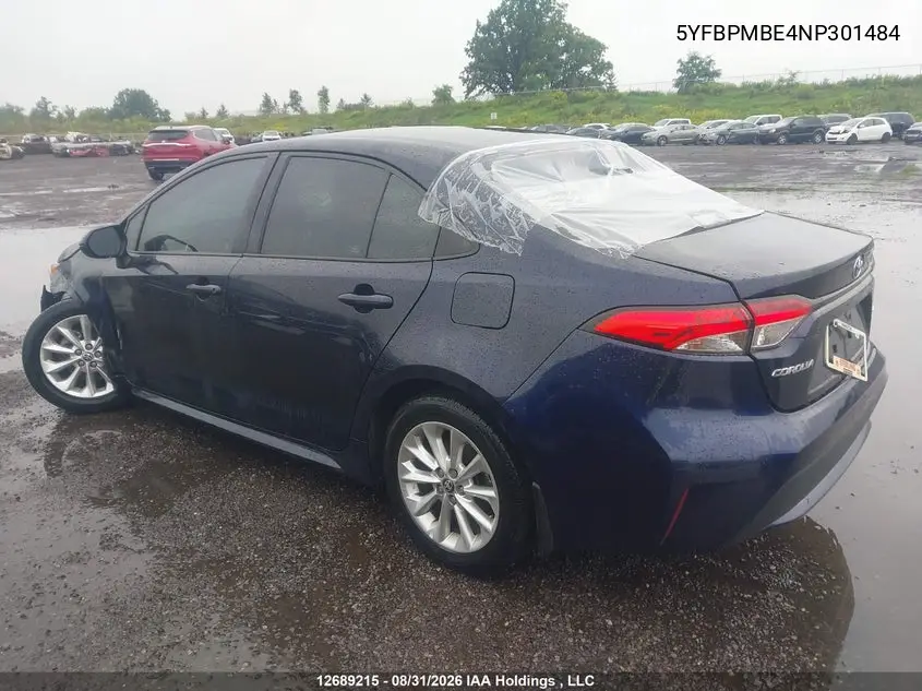 2022 TOYOTA COROLLA VIN 5YFBPMBE4NP301484 — фото 14