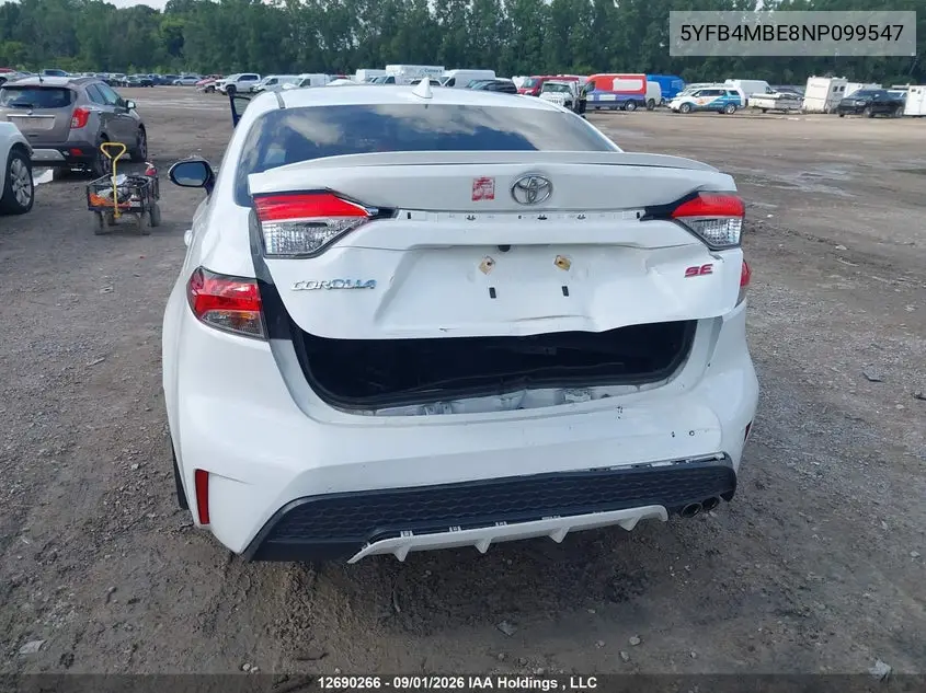 2022 TOYOTA COROLLA VIN 5YFB4MBE8NP099547 — фото 19