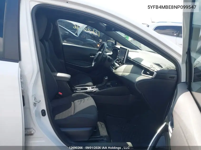 2022 TOYOTA COROLLA VIN 5YFB4MBE8NP099547 — фото 5