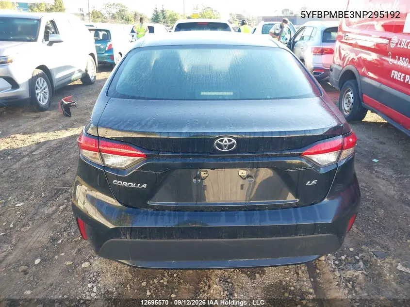 2022 TOYOTA COROLLA VIN 5YFBPMBE3NP295192 — фото 16