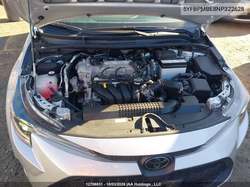 2022 TOYOTA COROLLA VIN 5YFBPMBE8NP322628 — фото 10