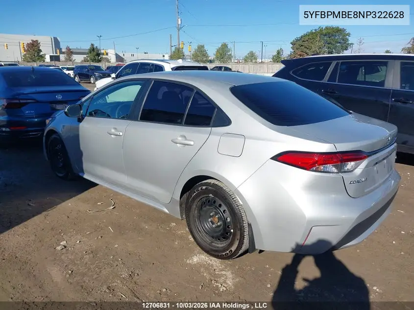 2022 TOYOTA COROLLA VIN 5YFBPMBE8NP322628 — фото 14