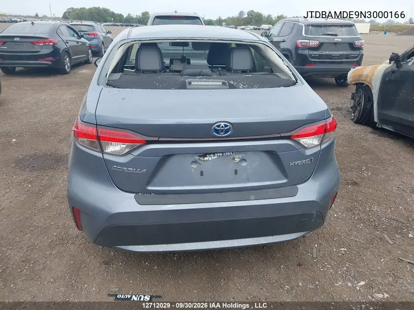 2022 TOYOTA COROLLA VIN JTDBAMDE9N3000166 — фото 16