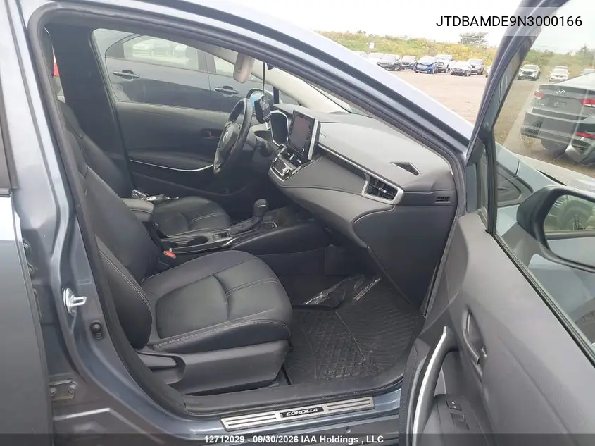2022 TOYOTA COROLLA VIN JTDBAMDE9N3000166 — фото 5