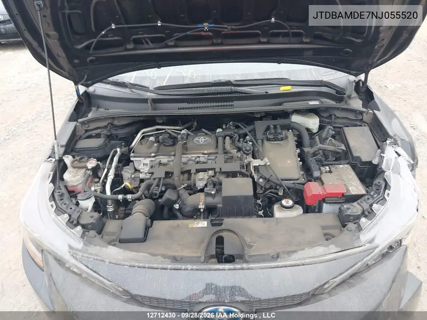 2022 TOYOTA COROLLA VIN JTDBAMDE7NJ055520 — фото 10
