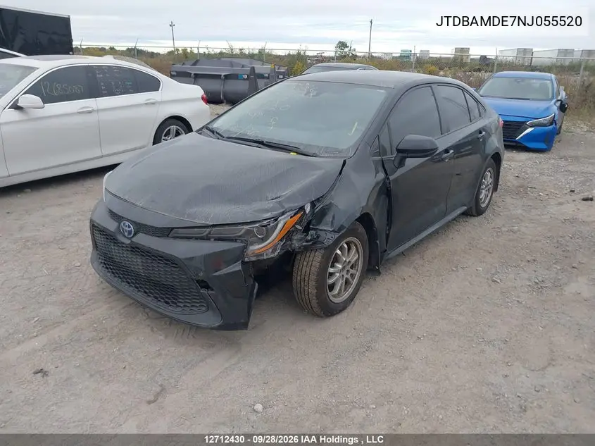 2022 TOYOTA COROLLA VIN JTDBAMDE7NJ055520 — фото 6