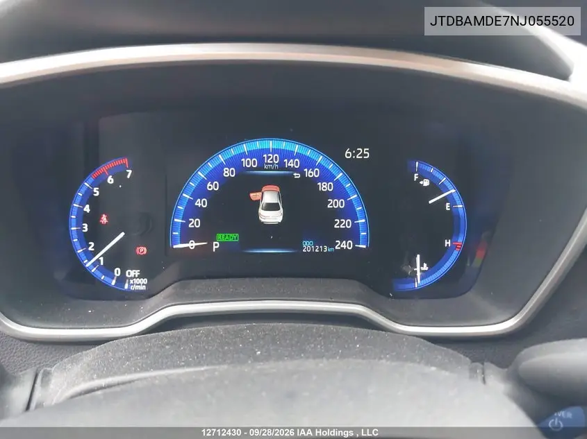 2022 TOYOTA COROLLA VIN JTDBAMDE7NJ055520 — фото 7