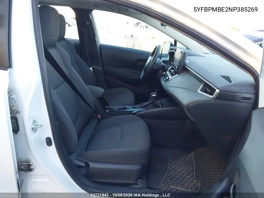 2022 TOYOTA COROLLA VIN 5YFBPMBE2NP385269 — фото 5
