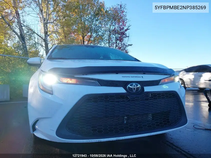 2022 TOYOTA COROLLA VIN 5YFBPMBE2NP385269 — фото 6
