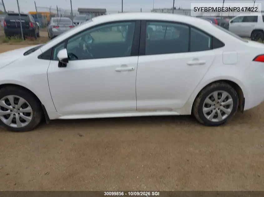 2022 TOYOTA COROLLA VIN 5YFBPMBE3NP347422 — фото 14