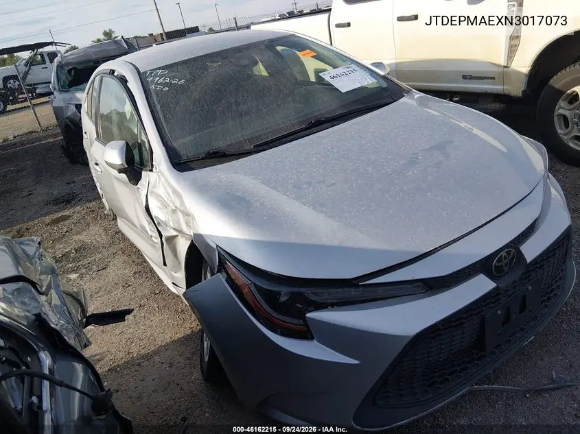 TOYOTA COROLLA 2022, VIN JTDEPMAEXN3017073