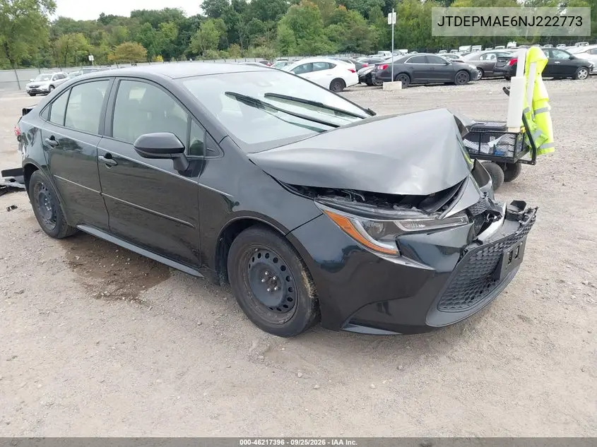 TOYOTA COROLLA 2022, VIN JTDEPMAE6NJ222773